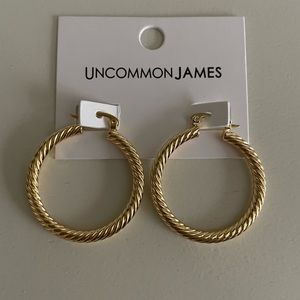 Uncommon James gold hoops